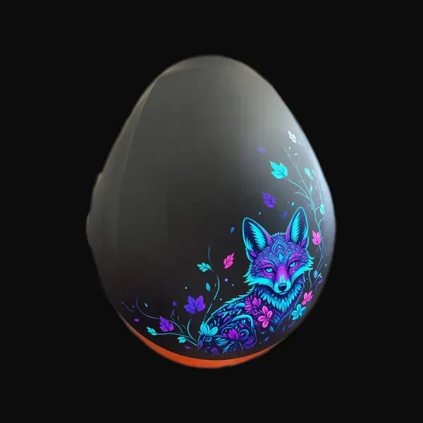 Ghost Fox: helmet wrap design